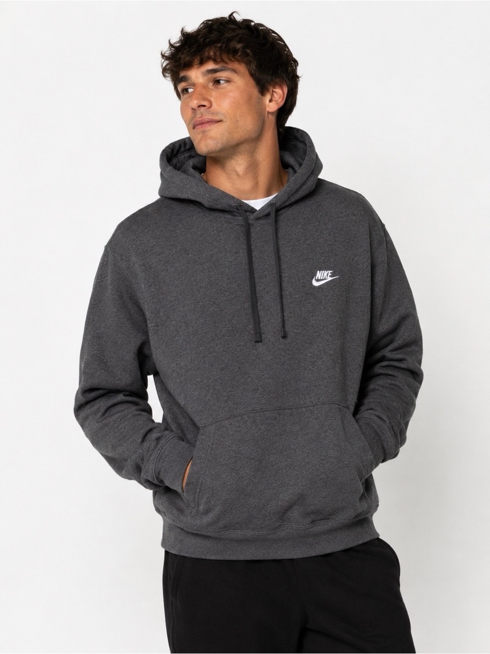 Men/Women/Kids Nike Dark Gray Pullover Hoodie Size XXL